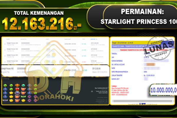 STARLIGHT PRINCESS 1000 RP 12.163.216