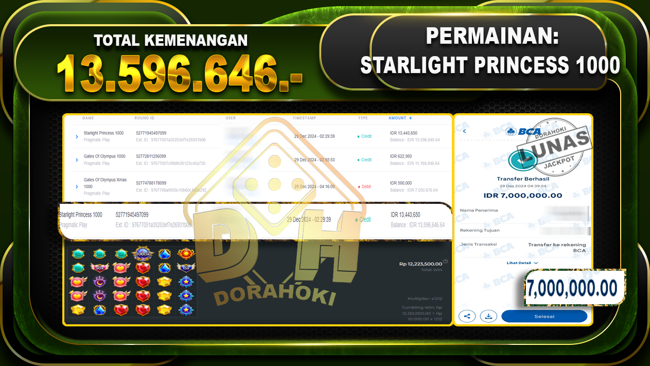 STARLIGHT PRINCESS 1000 RP 13.596.646