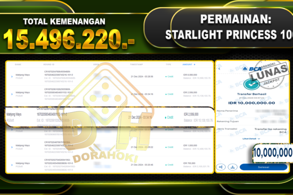 STARLIGHT PRINCESS 1000 RP 15.496.220