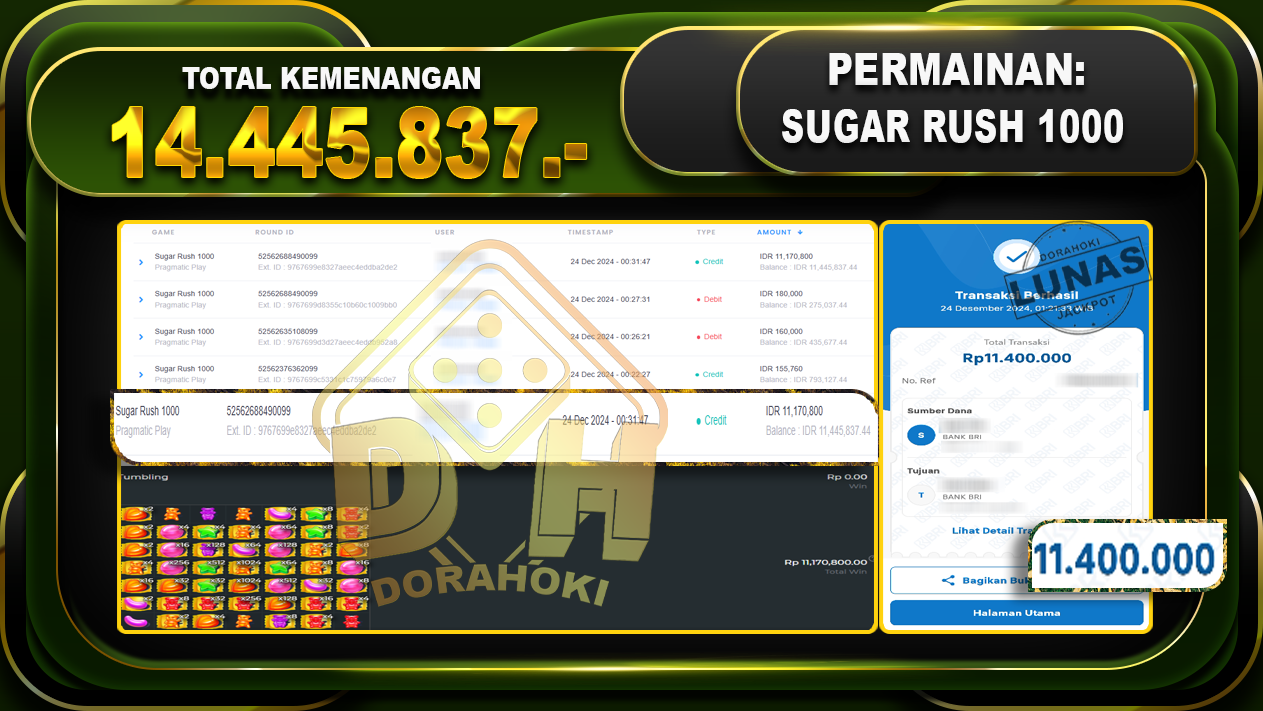 SUGAR RUSH 1000 RP 14.445.837