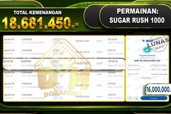 SUGAR RUSH 1000 RP.18.681.450