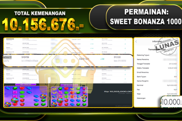 SWEET BONANZA 1000 RP 10.156.676