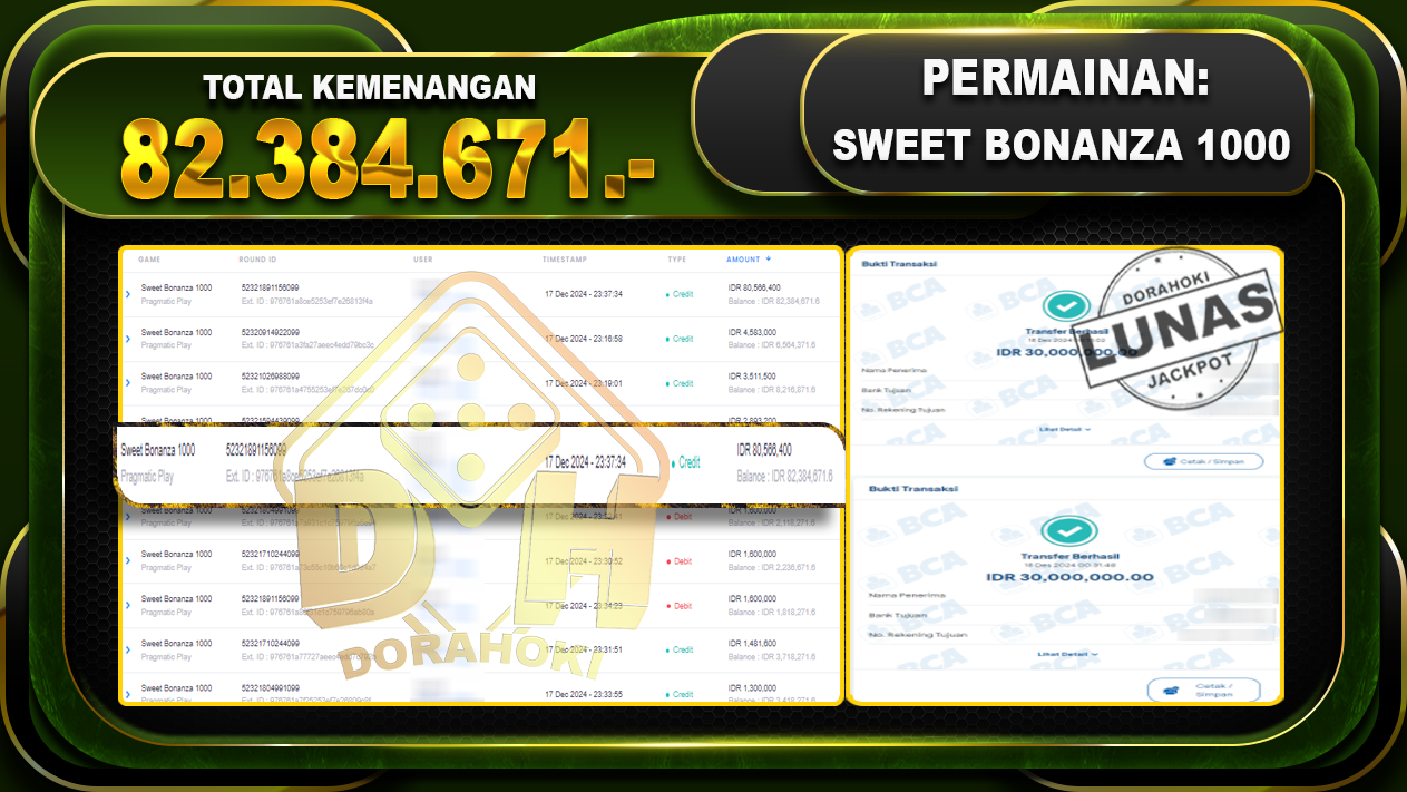 SWEET BONANZA 1000 RP 82.384.671