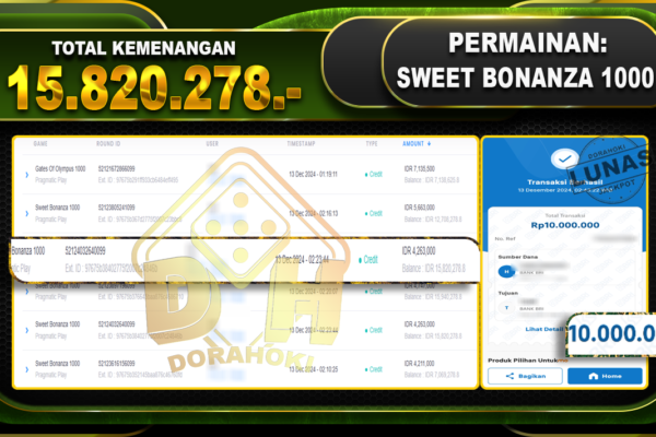 SWEET BONANZA 1000 RP.15.820.278