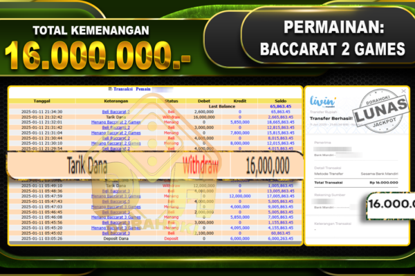 BACCARAT 2 GAMES