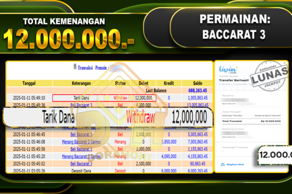 BACCARAT 3 GAMES