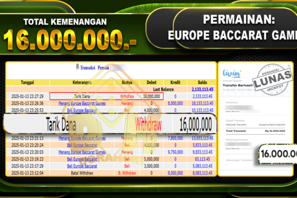 EUROPE BACCARAT GAMES