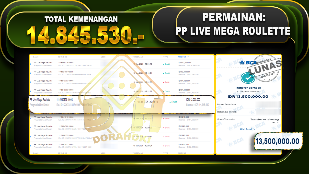 PP LIVE MEGA ROULETTE