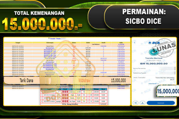 SICBO DICE RP 15.000.000