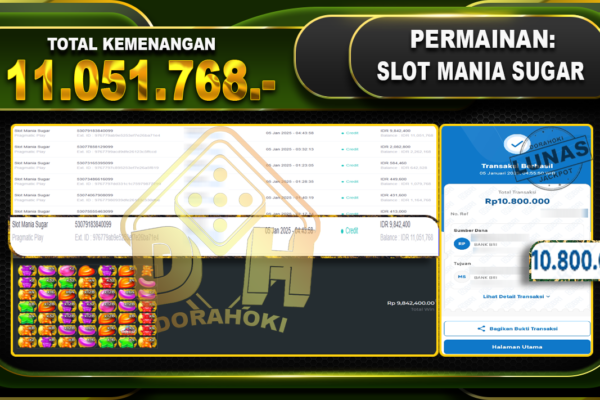 SLOT MANIA SUGAR RP 11.051.768