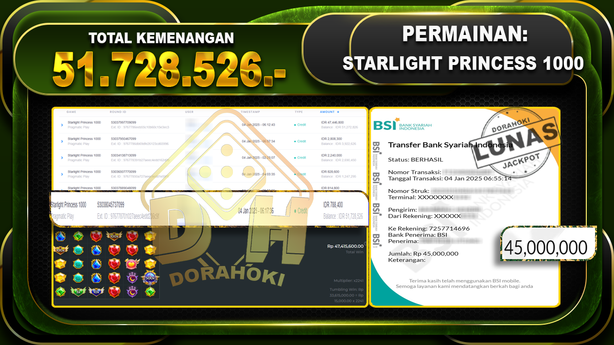 STARLIGHT PRINCESS 1000 RP 51.728.526