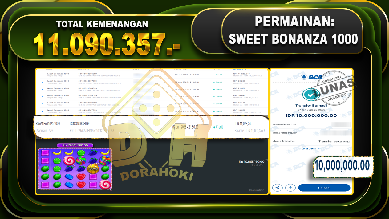 SWEET BONANZA 1000 RP 11.090.357