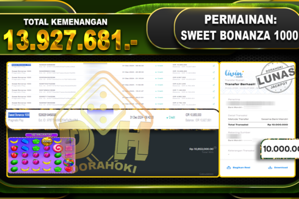 SWEET BONANZA 1000 RP 13.927.681