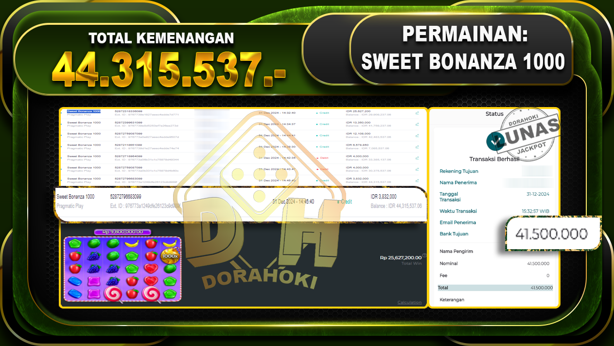 SWEET BONANZA 1000 RP 44.315.537