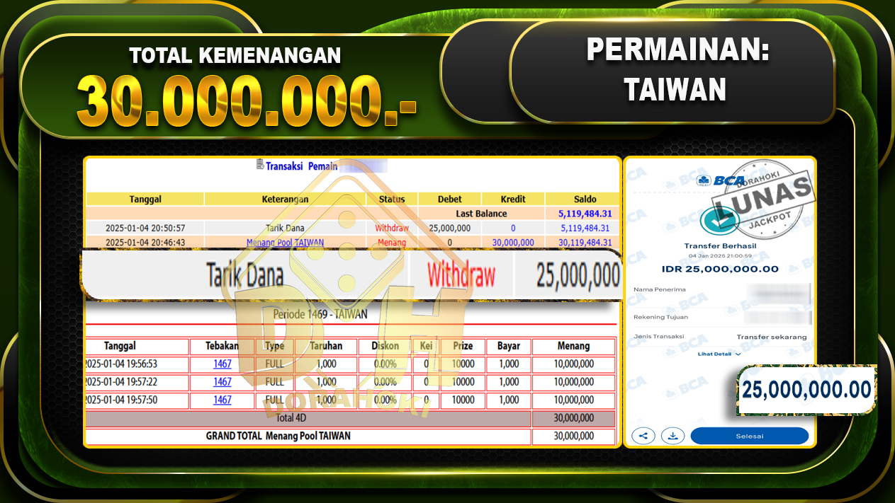 TAIWAN RP 30.000.000