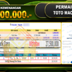 TOTO MACAU 4D RP 28.500.000