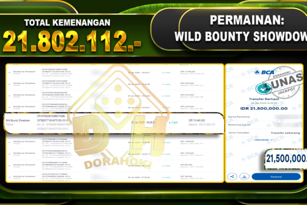 WILD BOUNTY SHOWDOWN RP 21.802.112