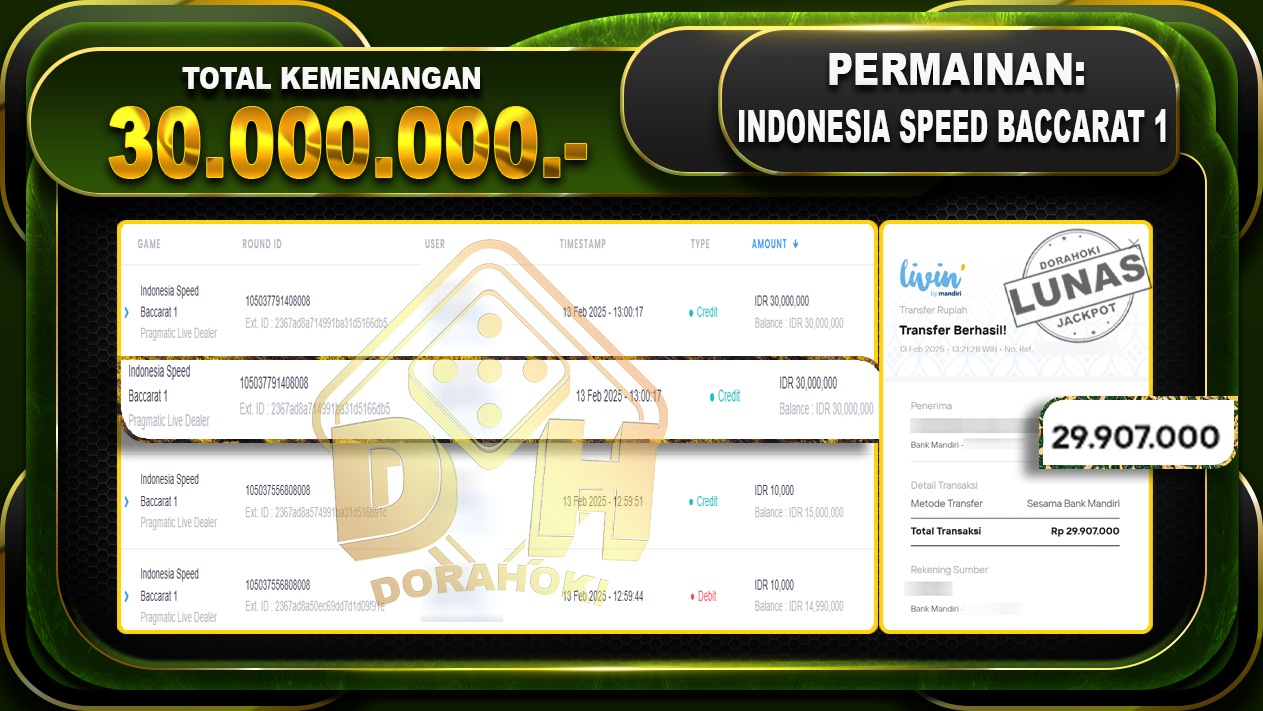 INDONESIA SPEED BACCARAT 1