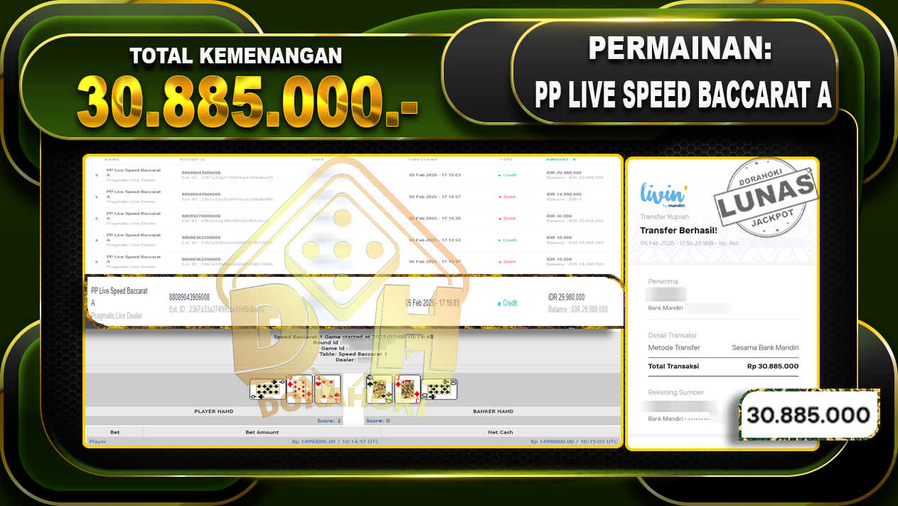 PP LIVE SPEED BACCARA A