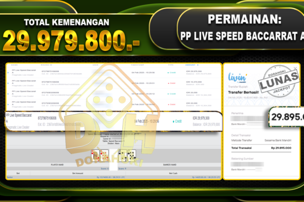 PP LIVE SPEED BACCARAT A