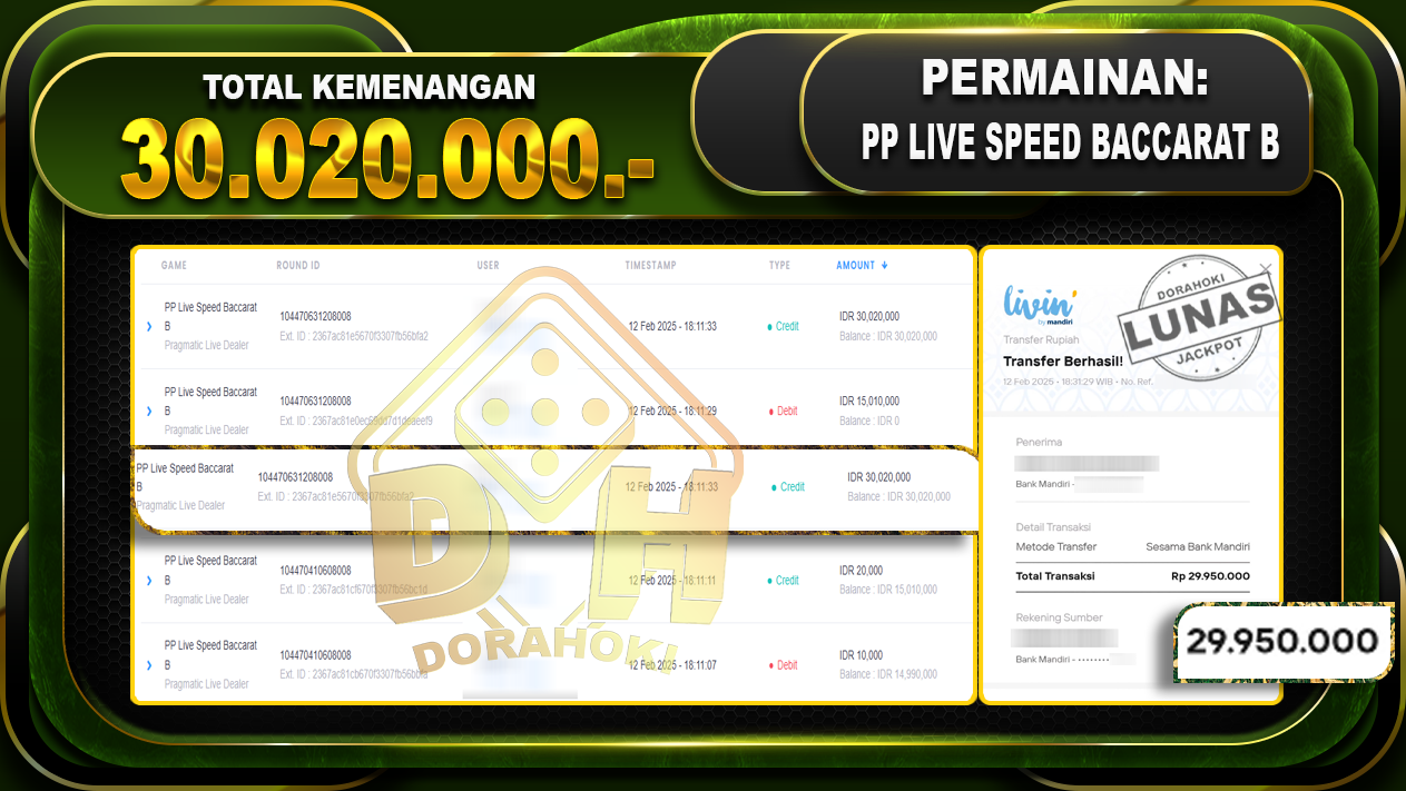 PP LIVE SPEED BACCARAT B