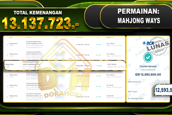 Mahjong Ways – 21 MEI 2025 MAHJONG WAYS