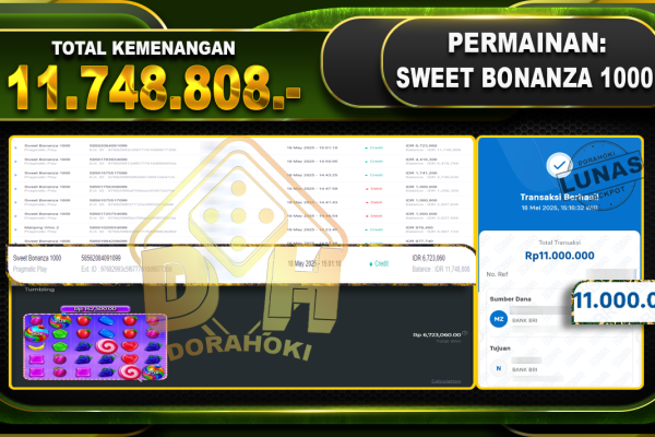SWEET BONANZA 1000 – DORAHOKI 18 Mei 2025 SWEET BONANZA 1000