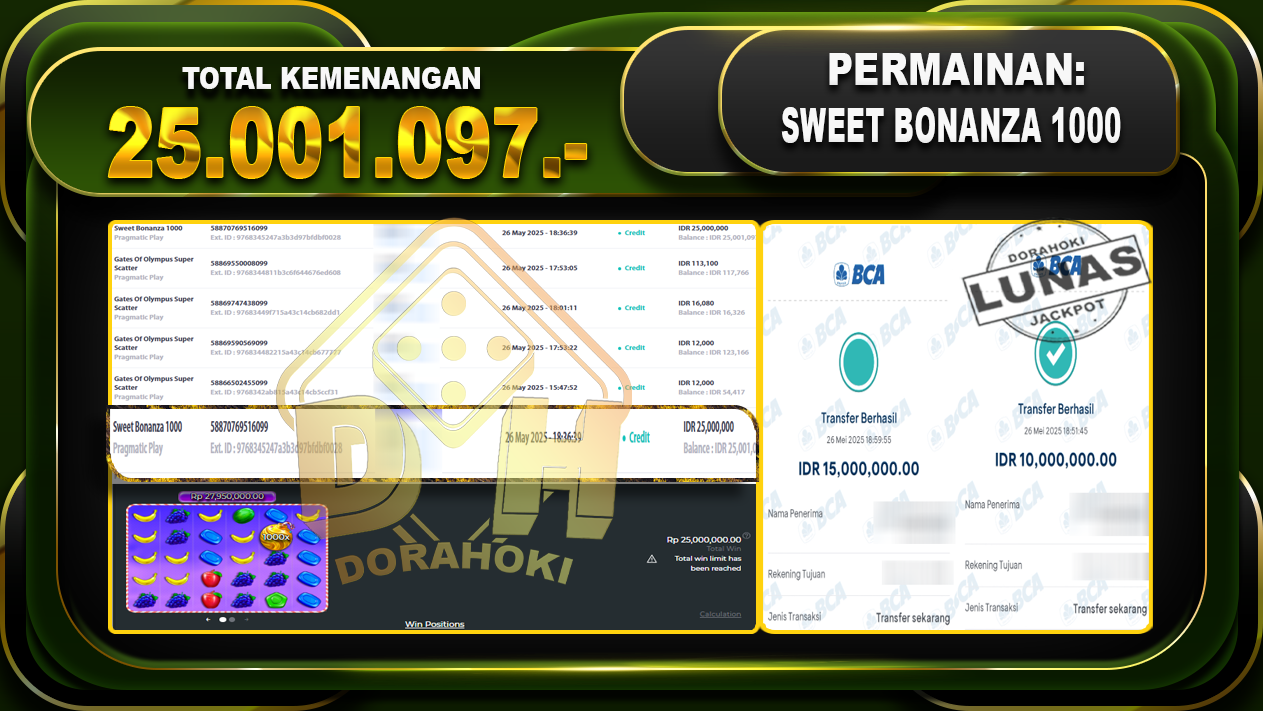 SWEET BONANZA 1000