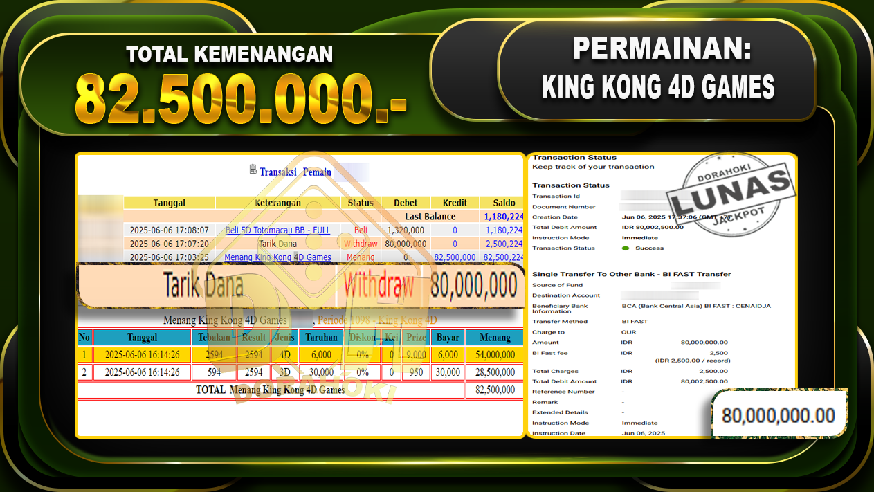 KING KONG 4D GAMES