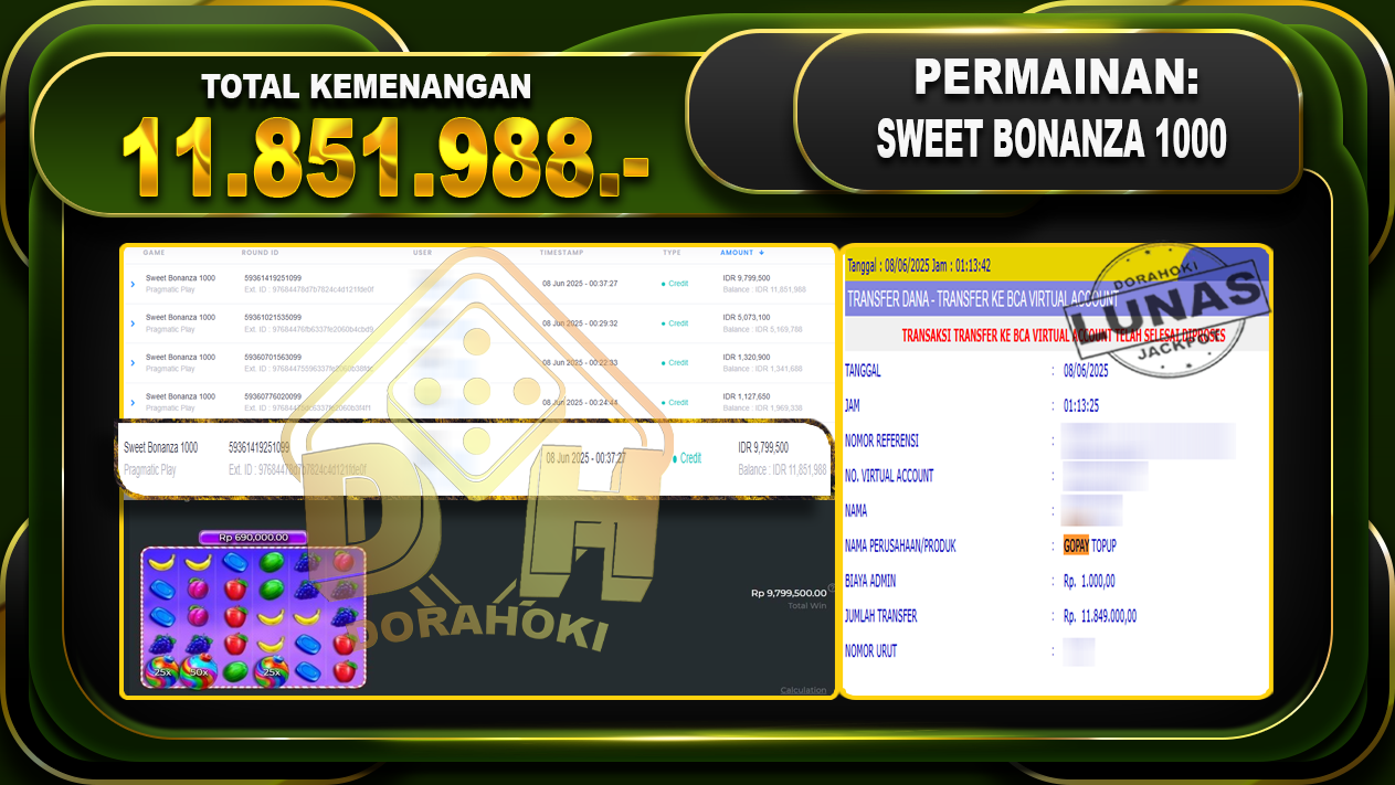 SWEET BONANZA 1000