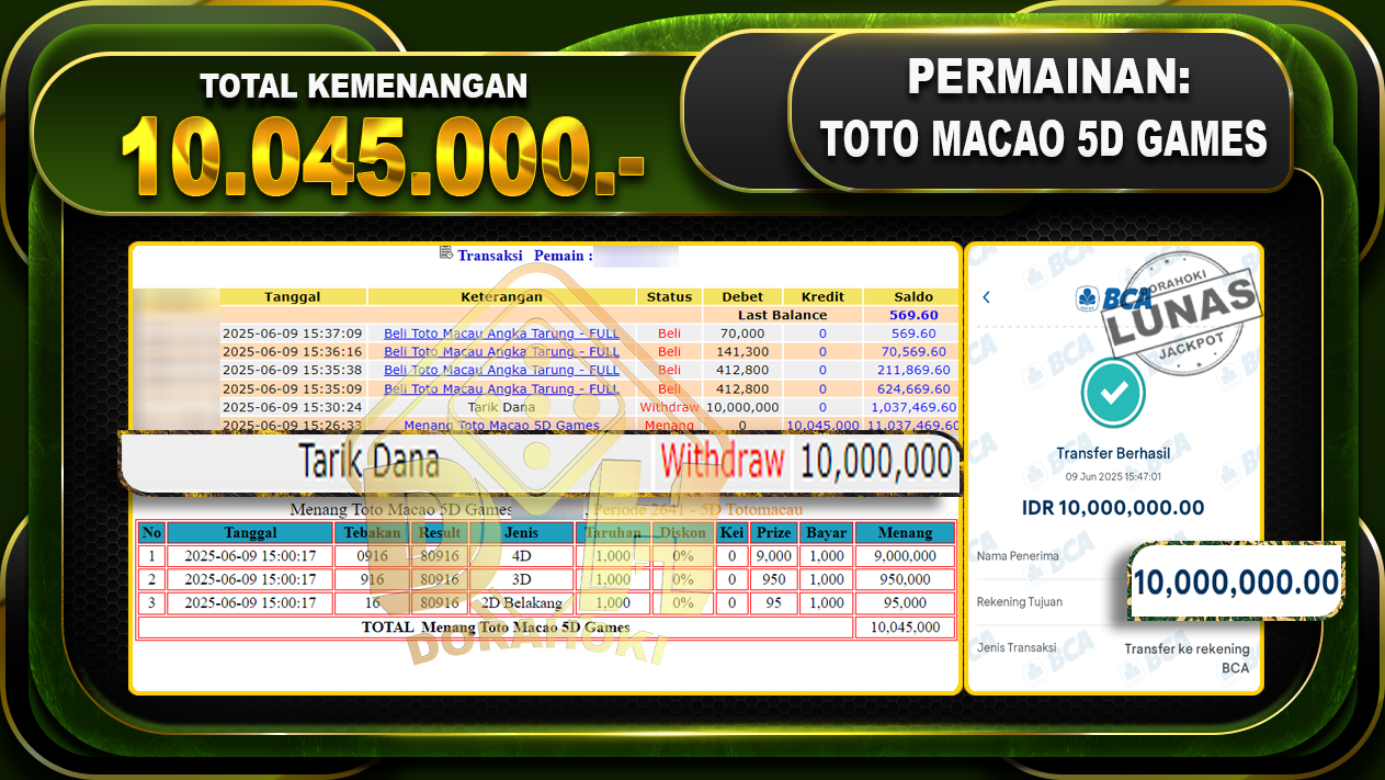 TOTO MACAO 5D GAMES