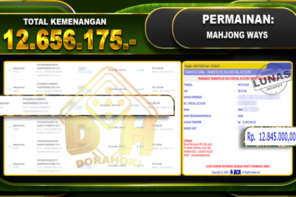 Mahjong Ways – DORAHOKI 8 Juli 2025 MAHJONG-WAYS