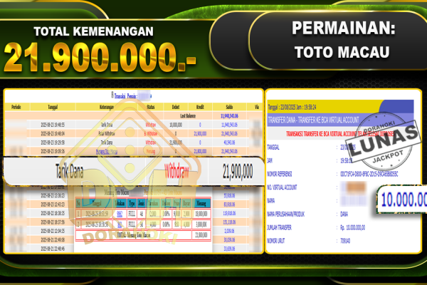 TOGEL TOTO MACAU – DORAHOKI 23 Agustus 2025 TOTO MACAU