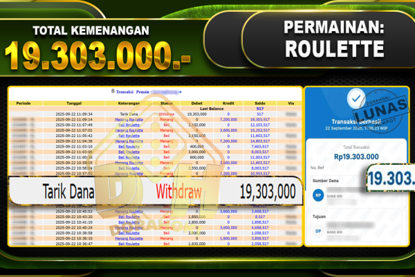 Roulette – DORAHOKI 22 SEPTEMBER 2025