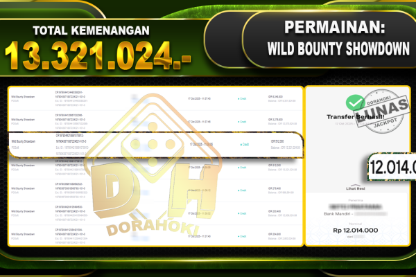 Wild Bounty Showdown – DORAHOKI 17 OKTOBER 2025